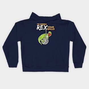 Cute Humor Funny T Rex Wrecking Ball Dinosaurs Pun Animal Gift for Kids Kids Hoodie